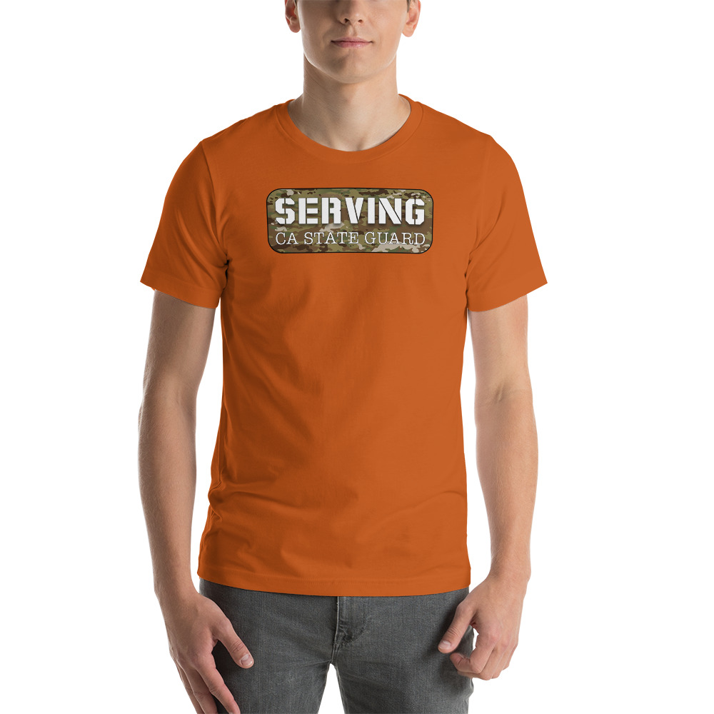 Serving in California State Guard Unisex T-Shirt - Image 11