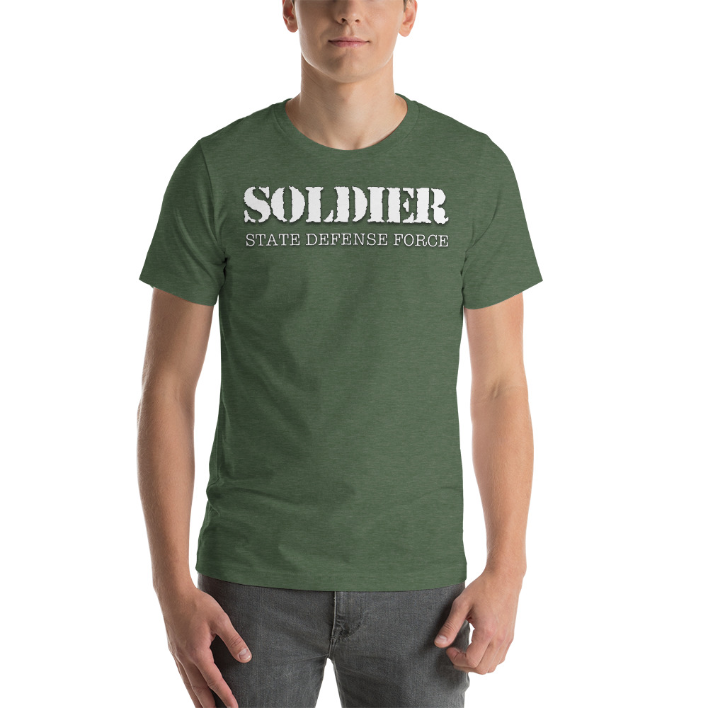 State Defense Force Soldier Unisex T-Shirt - Image 9