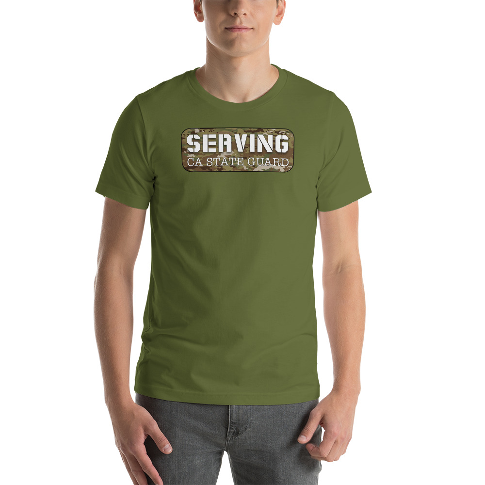 Serving in California State Guard Unisex T-Shirt - Image 10