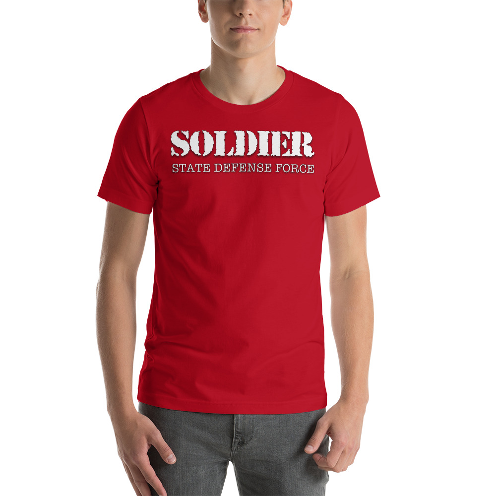 State Defense Force Soldier Unisex T-Shirt - Image 5