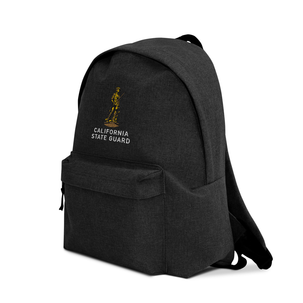 California State Guard Embroidered Backpack - Image 3