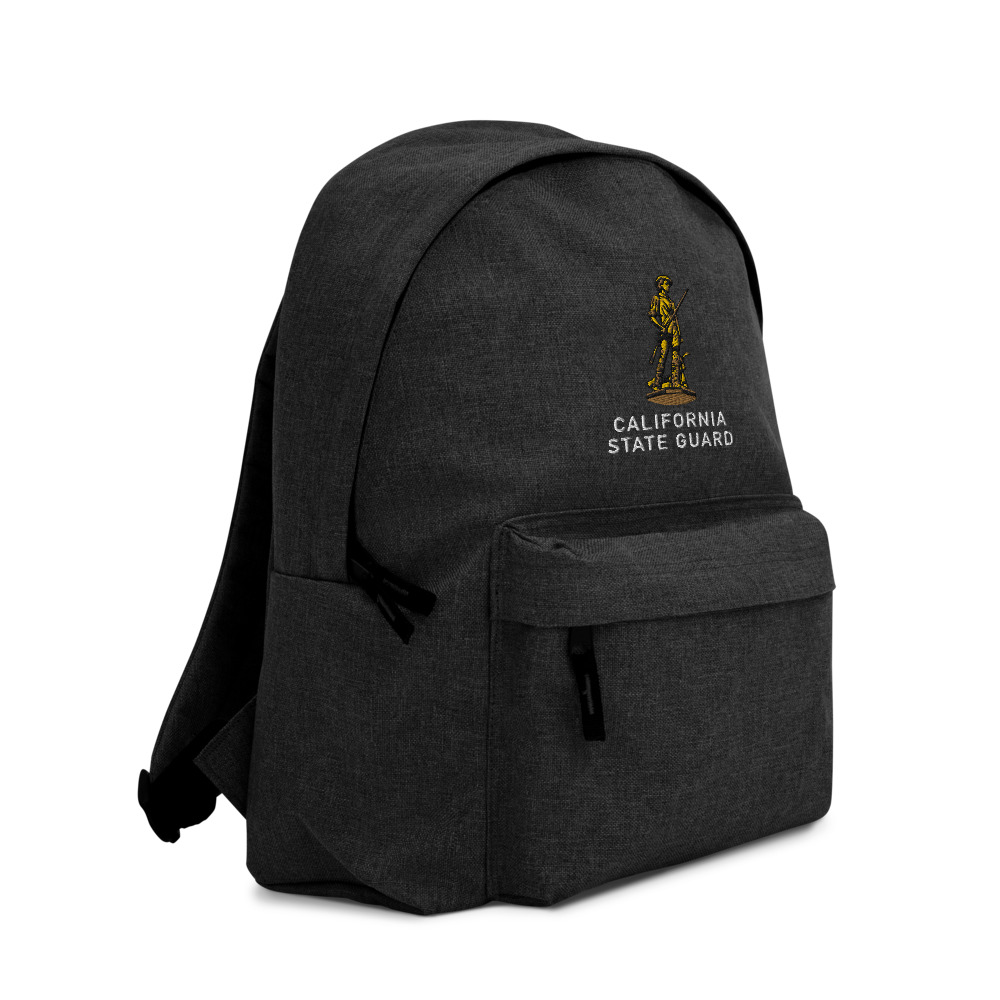 California State Guard Embroidered Backpack - Image 4
