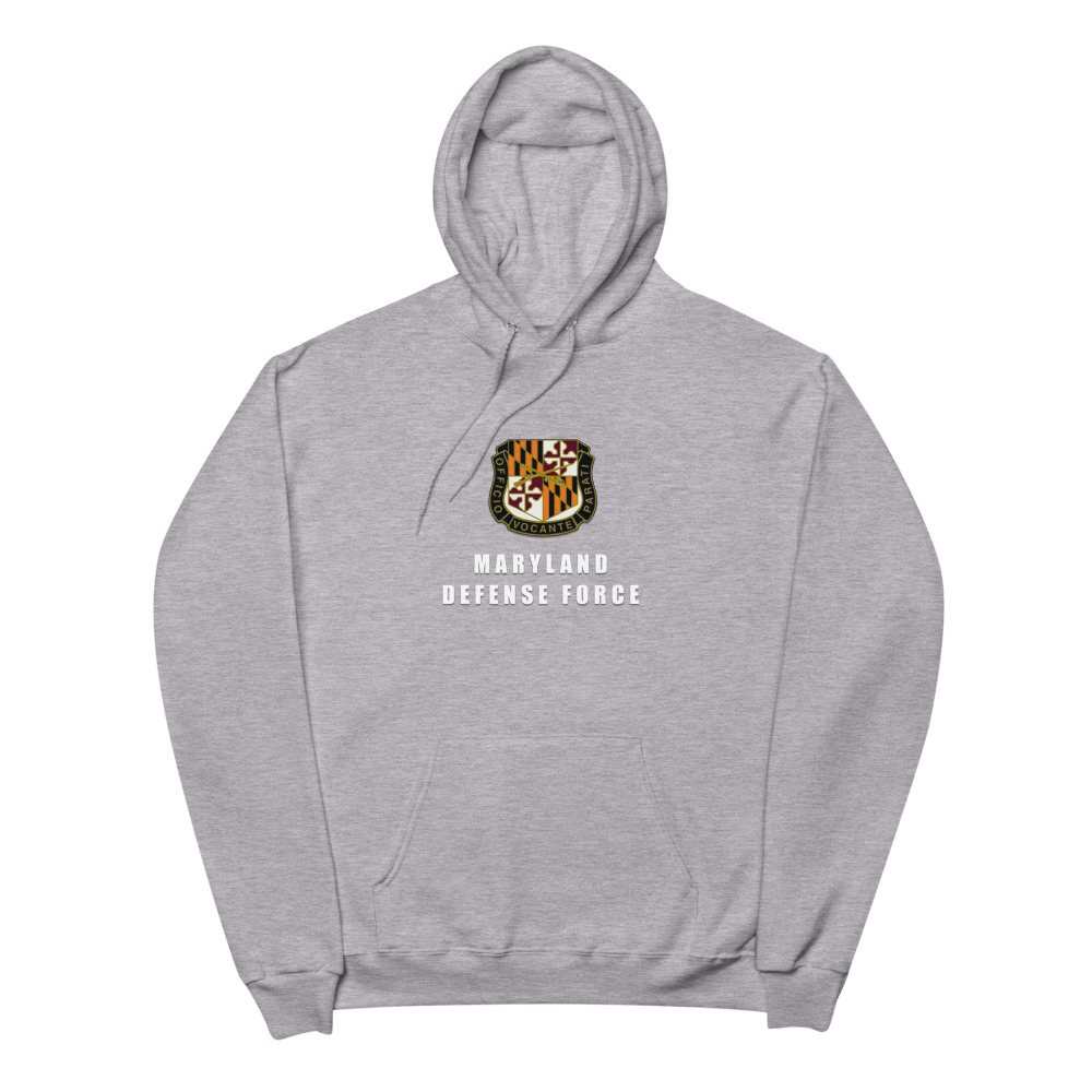Maryland Defense Force Emblem Fleece Hoodie - Image 4