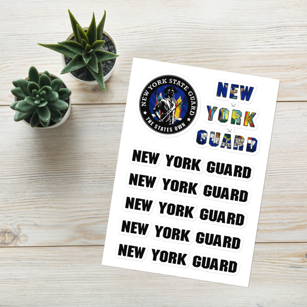 New York Guard Sticker sheet