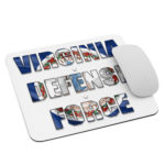 Virginia Defense Force White Mouse pad