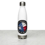 Texas State Guard Stainless Steel Water Bottle