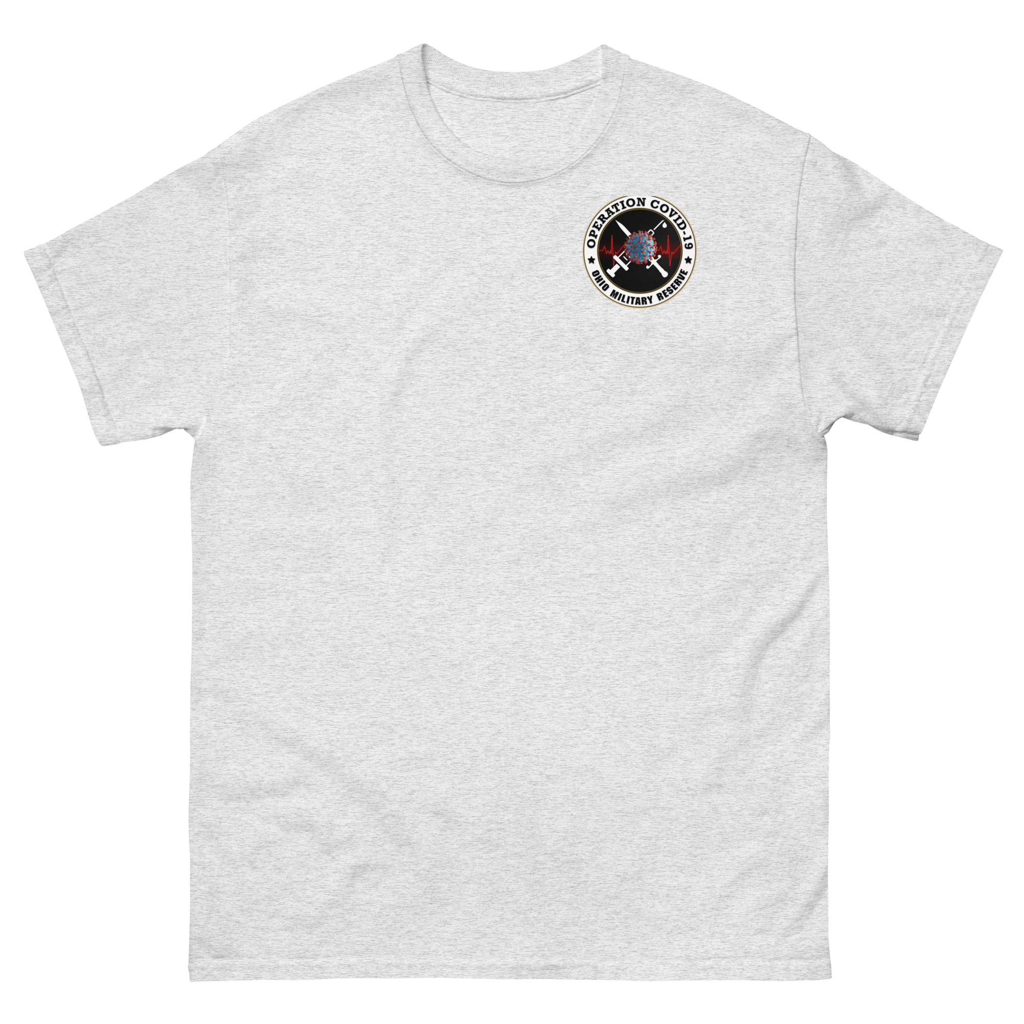Ohio Military Reserve Operation Covid-19 T-Shirt - Image 7