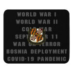 Maryland Defense Force 'Proudly Served' Mouse pad