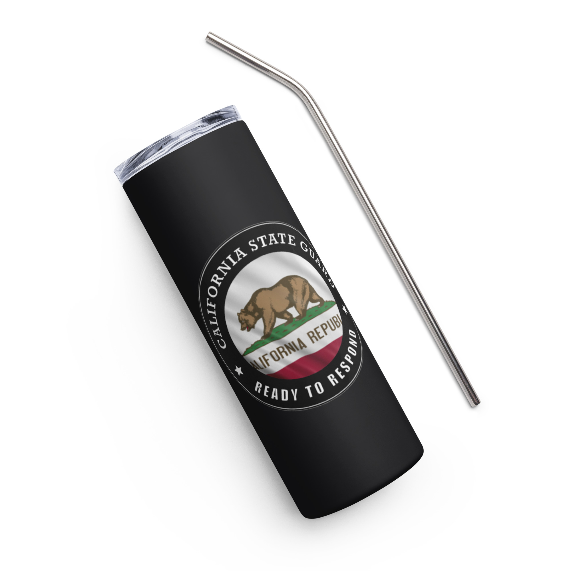 California State Guard Stainless steel tumbler