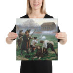 Battle of Lexington Canvas Print