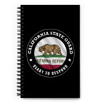 California State Guard 'Ready to Respond' Spiral notebook