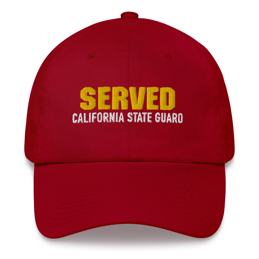 California State Guard Served Cap - Image 3