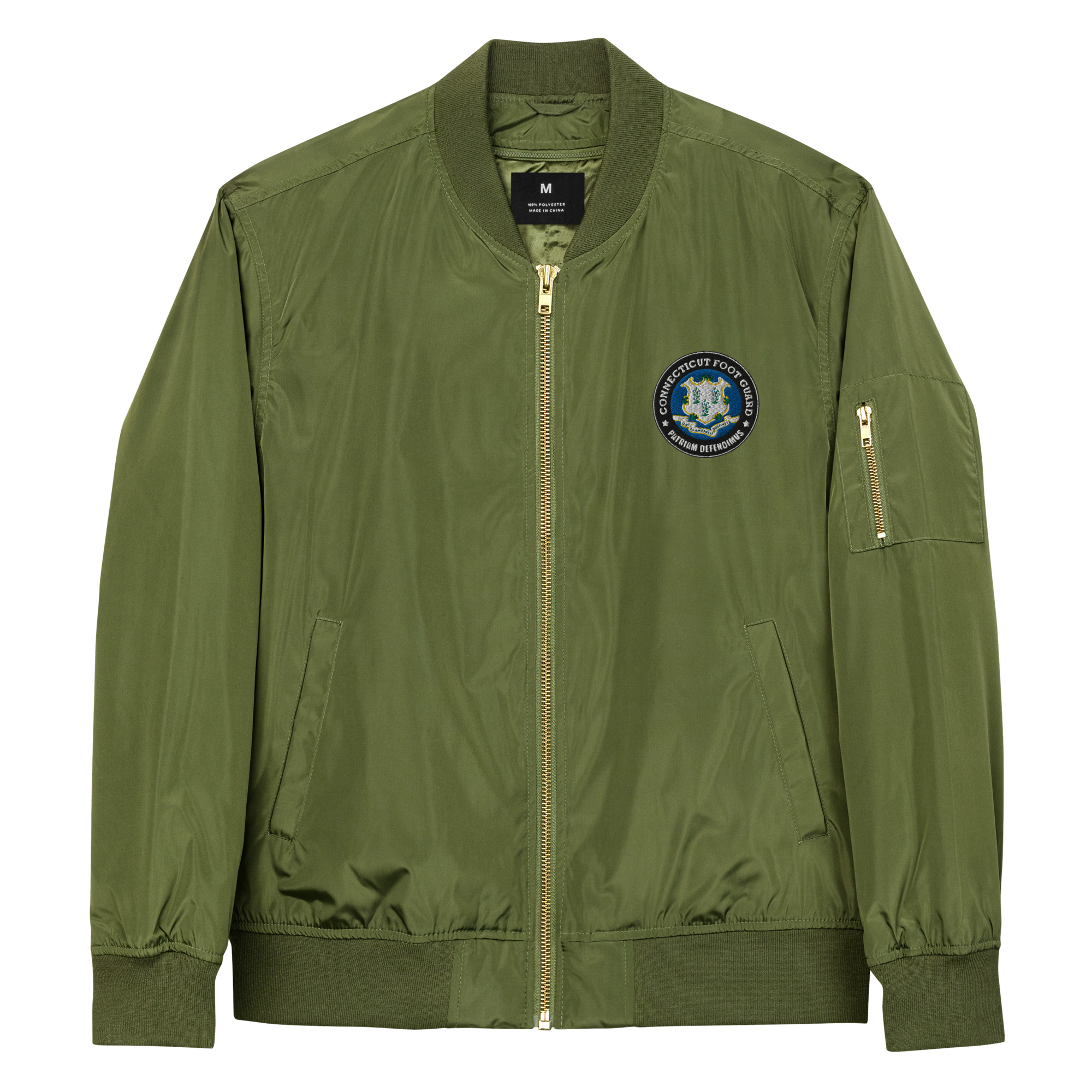 Connecticut Foot Guard 'Patriam Defendimus' Bomber Jacket - Image 3