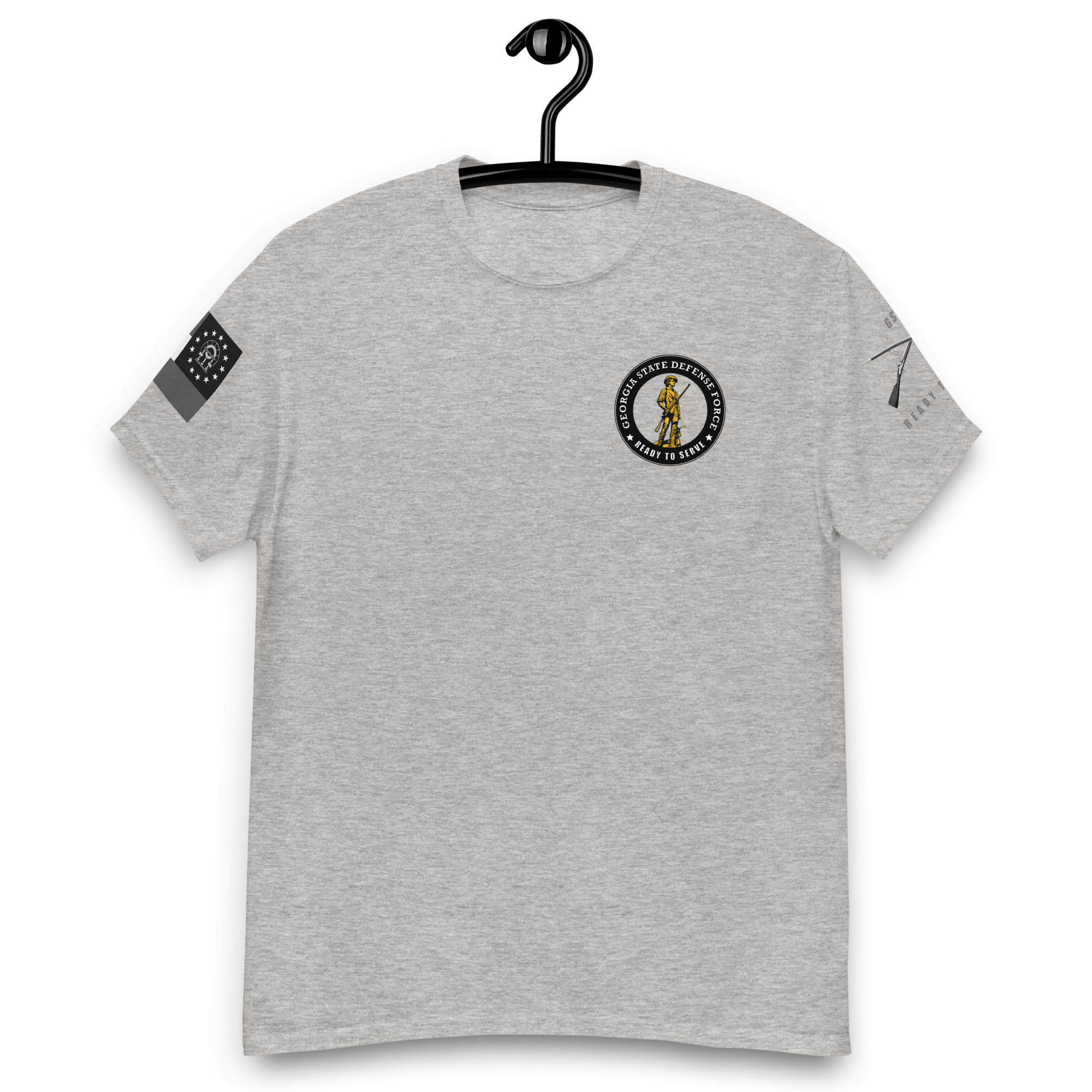 Georgia State Defense Force Cross Muskets T-Shirt - Image 3