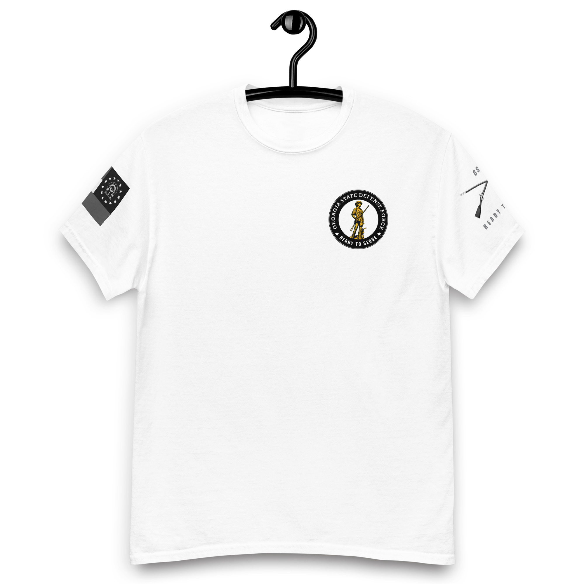 Georgia State Defense Force Cross Muskets T-Shirt - Image 5