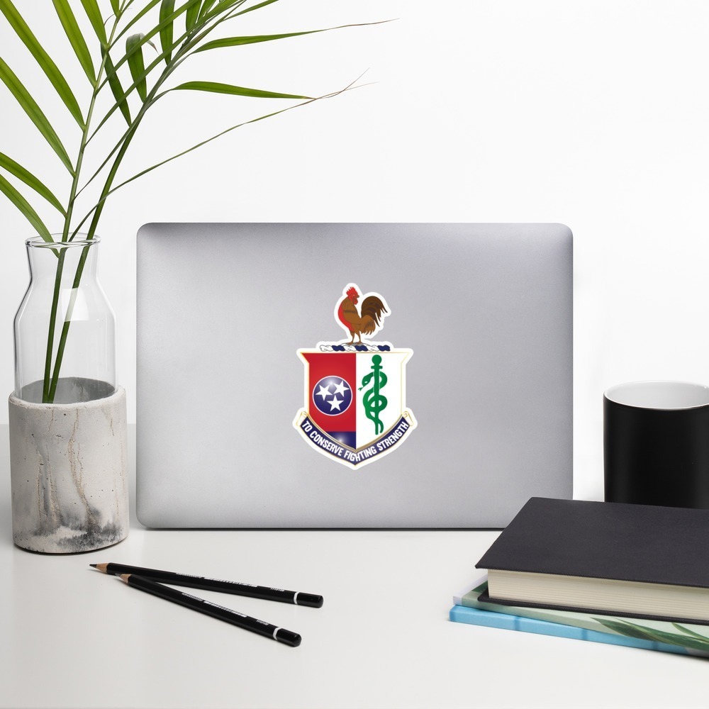 Tennessee State Guard 61st Medical Battalion Unit Crest Sticker - Image 8