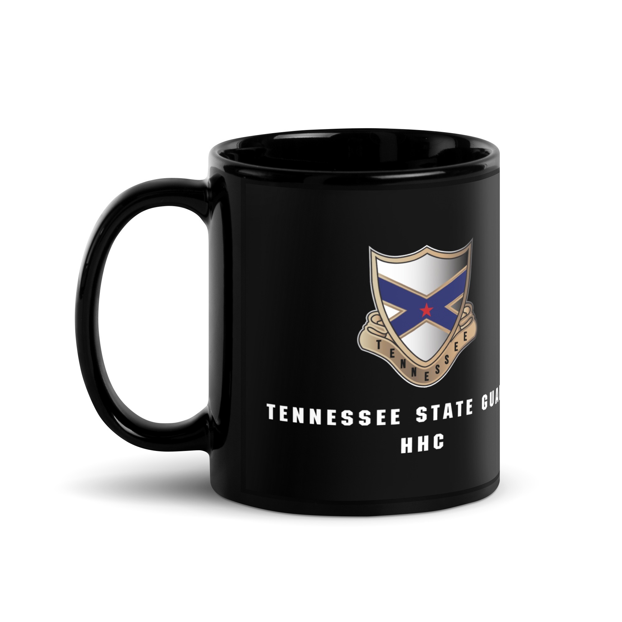 Tennessee State Guard HHC Black Glossy Mug