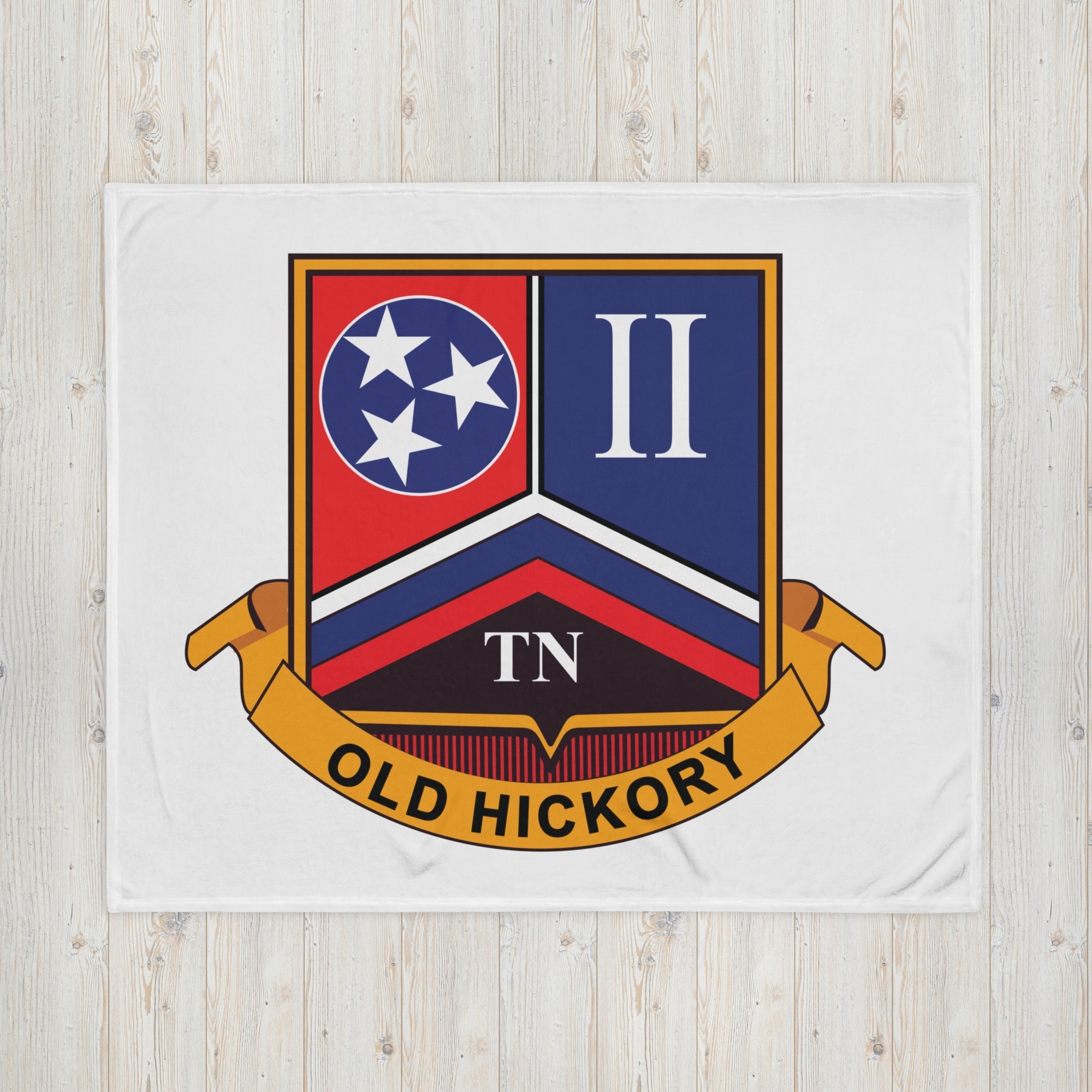 Tennesse State Guard 2nd Regiment Throw Blanket - Image 2