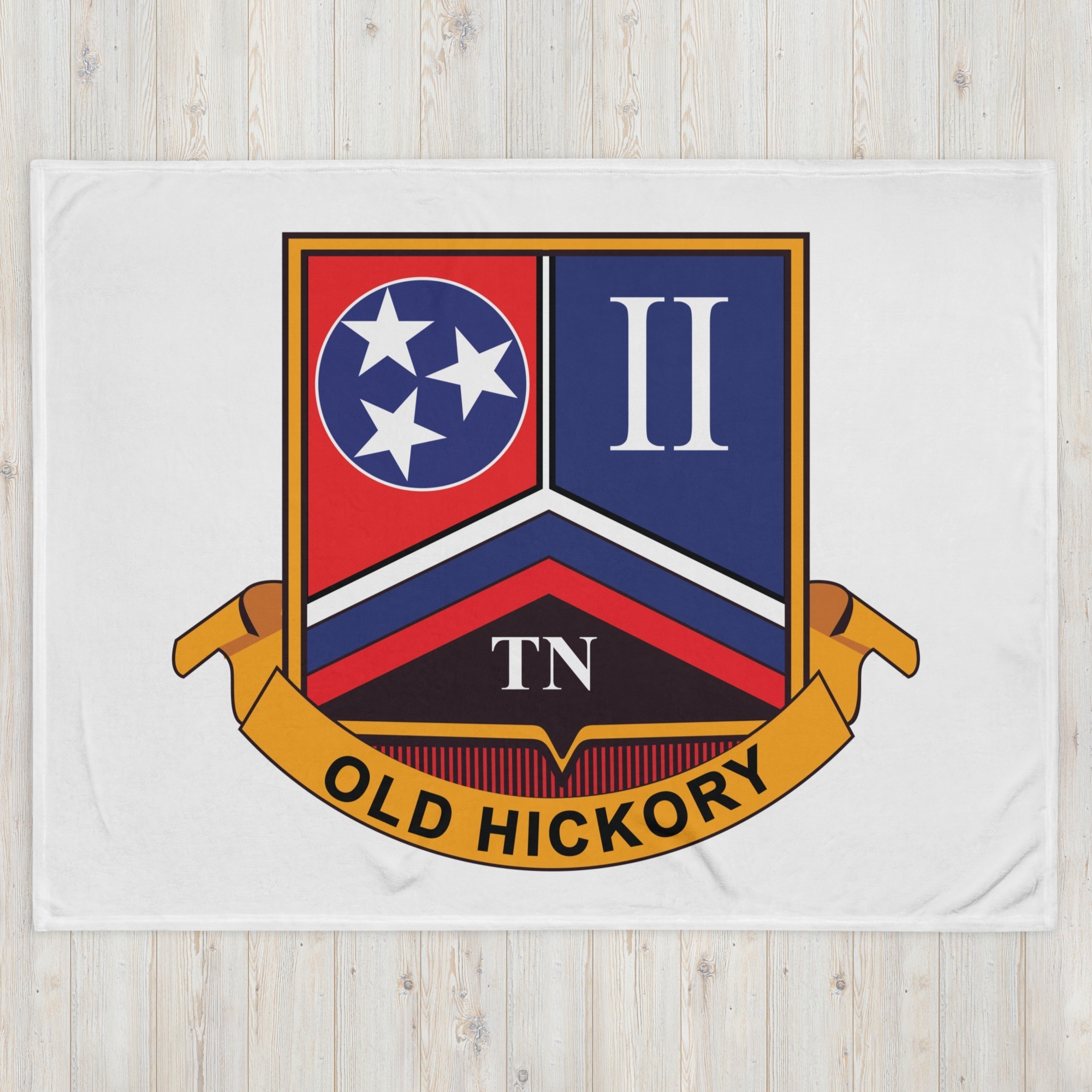Tennesse State Guard 2nd Regiment Throw Blanket