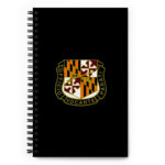 Maryland Defense Force Spiral notebook