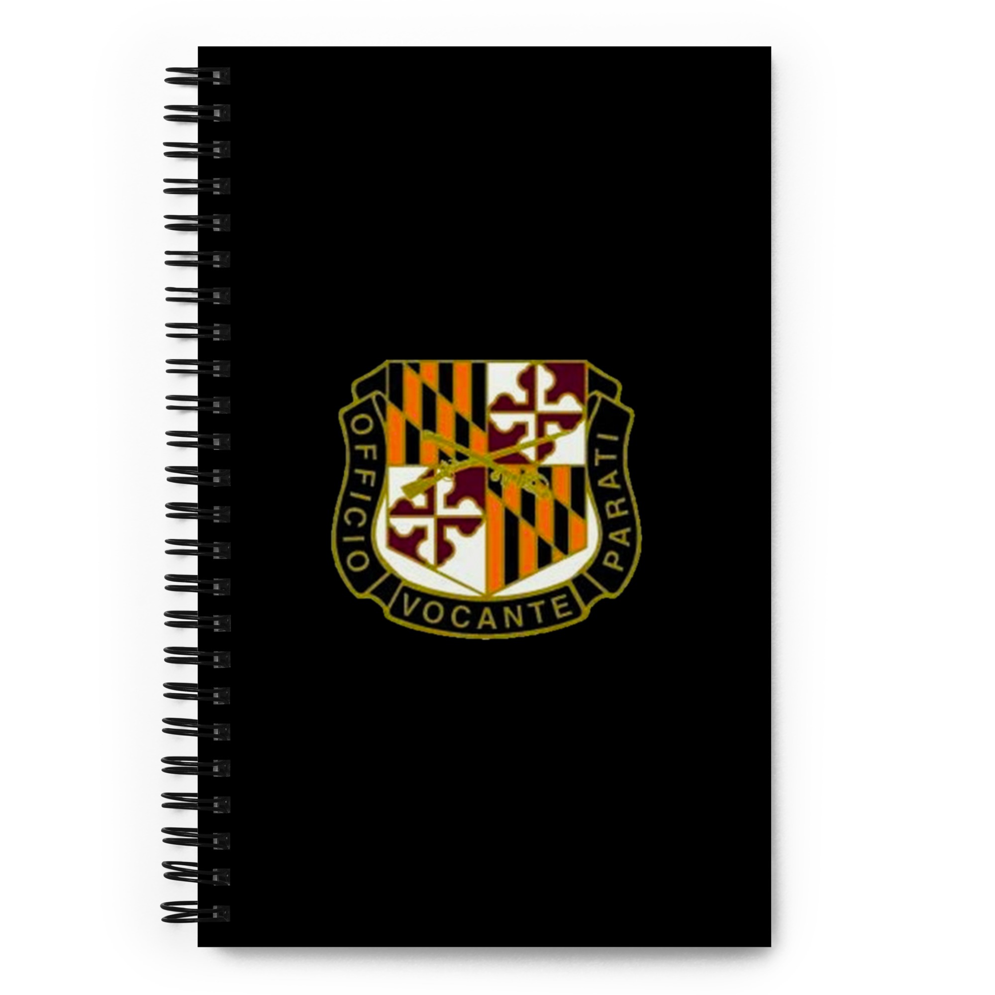 Maryland Defense Force Spiral notebook