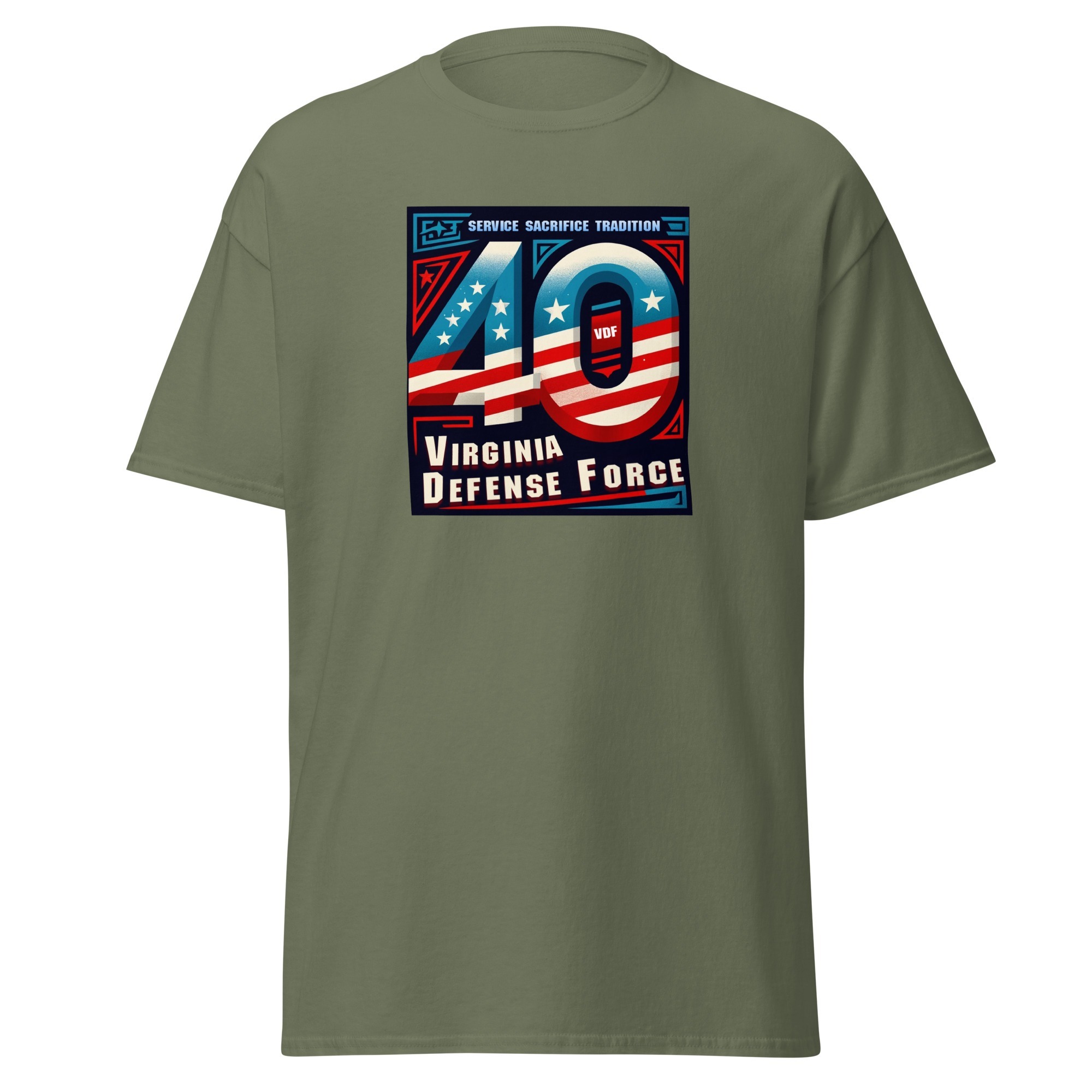 Virginia Defense Force 40th Anniversary T-Shirt - Image 9