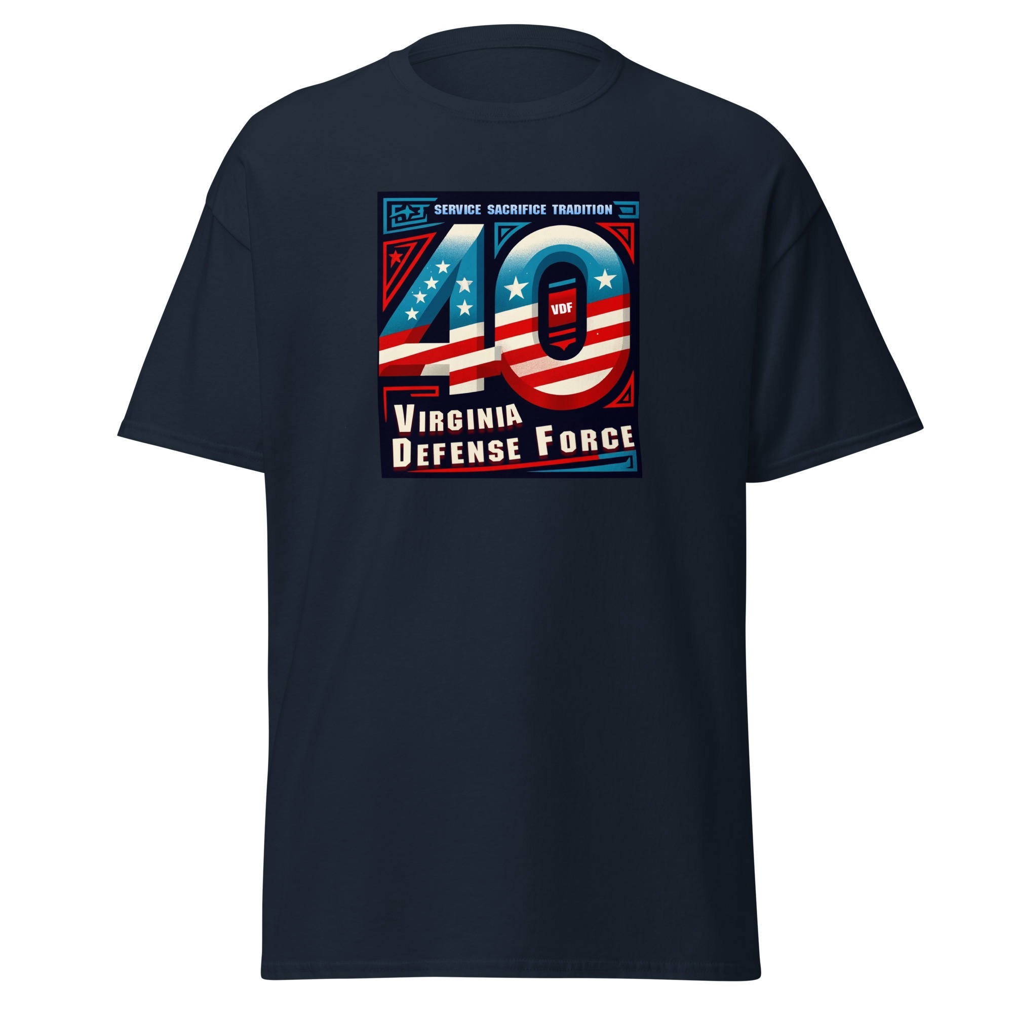 Virginia Defense Force 40th Anniversary T-Shirt - Image 3