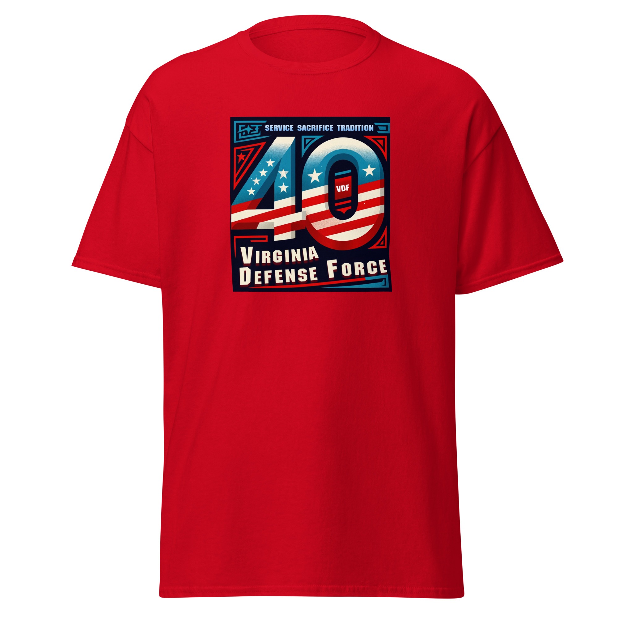 Virginia Defense Force 40th Anniversary T-Shirt - Image 4