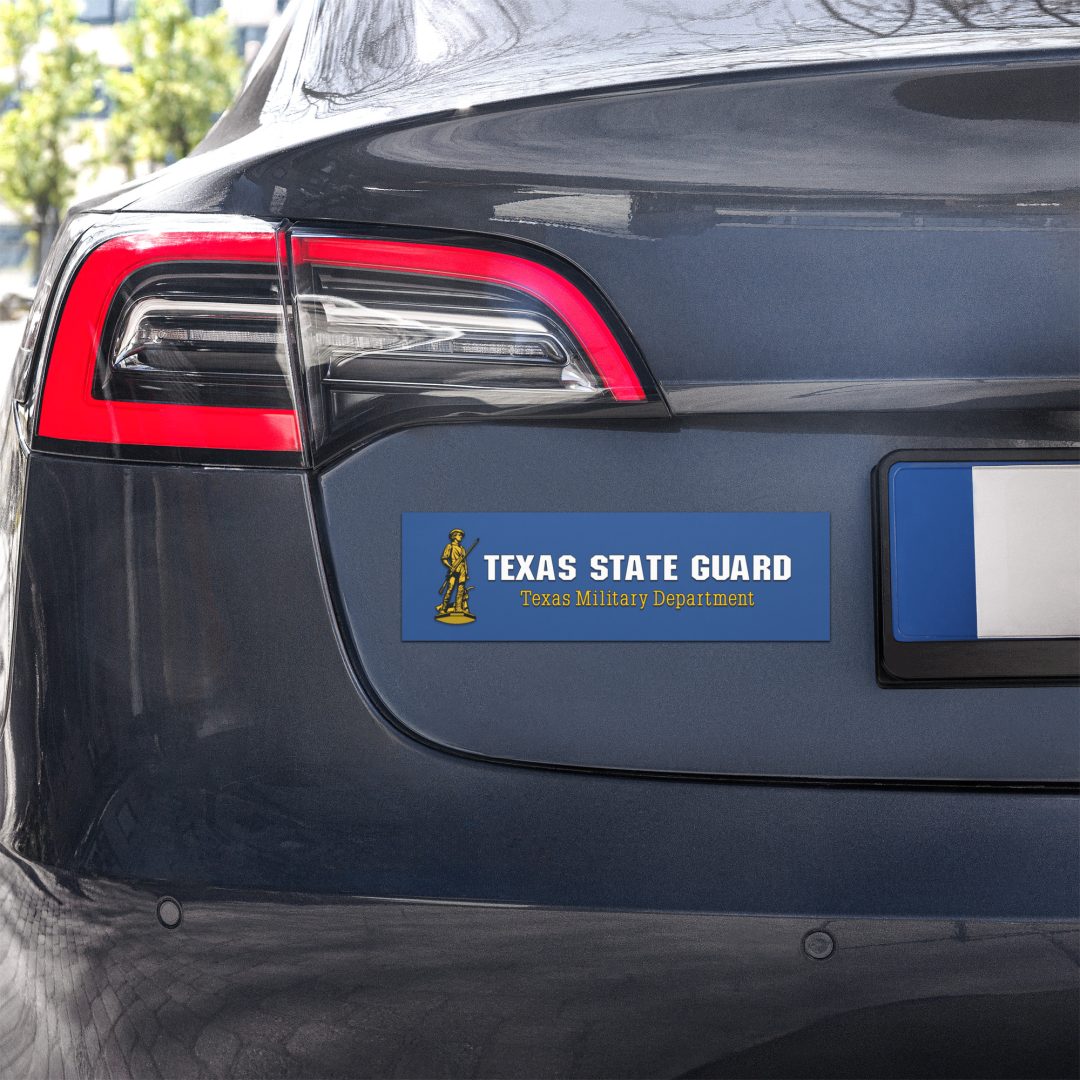 Texas State Guard Car Magnet